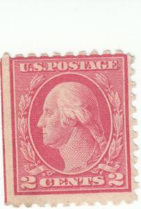 Scott #463 - 2c Carmine - Washington - Mint No Gum