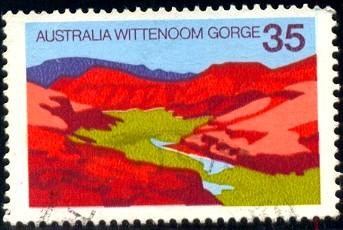 Wittenoom Gorge, Western Australia, Australia stamp SC#643 used