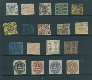 German States - various forgeries/fakes