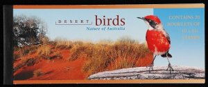 AUSTRALIA 2001 Birds $90 'cheque book' of 20 x $4.50 booklets. Pfr B237