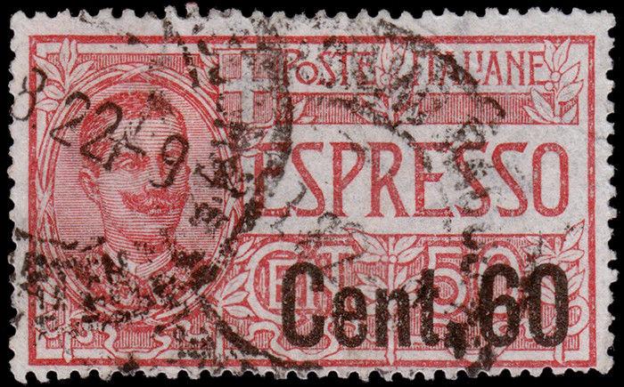 Italy Scott E11 (1922) Used H F-VF B