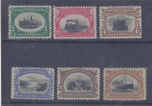 Scott #294-99 Mint NH OG VF-XF complete set