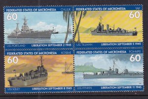 Micronesia 231 Ships MNH VF