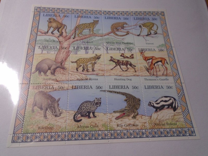 Liberia  #  1240  MNH  Wild Animals