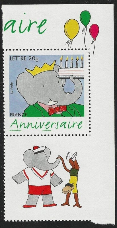 France--Scott# 3222b, Happy Birthday,  MNH, CV $6.00