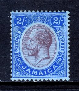 JAMAICA — SCOTT 69 — 1919 2/- KGV ISSUE — MH — SCV $26