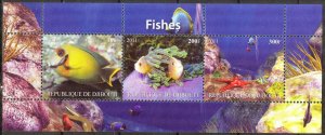Djibouti 2011 Marine Life Fishes (11) Sheet MNH** Cinderella !