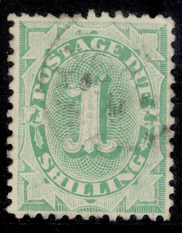 AUSTRALIA EDVII SG D41, 1s emerald-green, FINE USED. Cat £38.