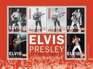 Micronesia 2011 - Elvis Presley Music - Sheet of 6 Stamps - Scott #927 - MNH