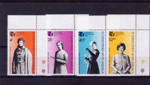 St.Kitts and Nevis 1975 Sc# 304/307  International Women Year Set (4) MNH