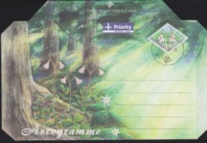 ALAND 2001 Postage Paid aerogramme - cto - ................................B3267