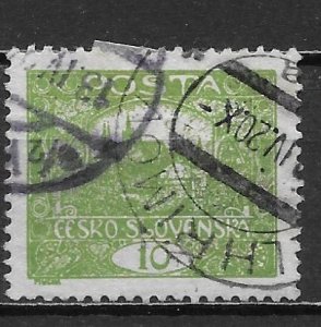 Czechoslovakia 43b 1919-20 10h Hradcany single Used (z1)