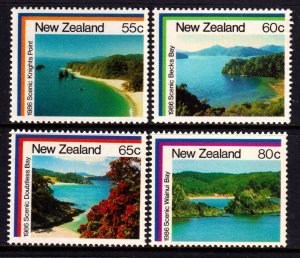 New Zealand 1986 Coastal Scenery Complete Mint MNH Set SC 850-853