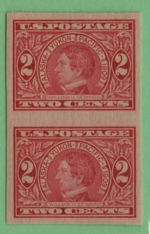 $US Sc#371 M/NH/XF imperf pair, Cv. $65