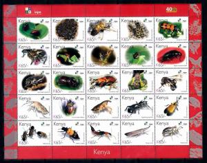 [41425] Kenya 2011 Insects Insekten Insectes Icepe MNH Sheet