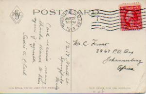 United States Massachusetts Springfield 1913 machine  2c Washington Franklin ...