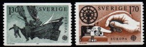 Sweden # 1278 - 1279 MNH