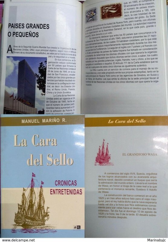 J) 1999 CHILE, BOOK, THE FACE OF THE SEAL, CHRONICLES ENTRETENIDAS, BOAT, BY MAN
