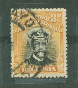 Rhodesia (1890-1923) #124v Used Single