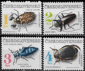 Czechoslovakia #2863-6 MNH Set - Beetles