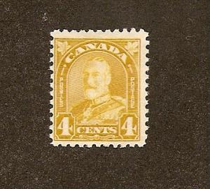 Canada  Scott #168  MH   Scott CV $14.00