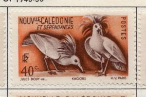 New Caledonia 1948-50 Early Issue Fine Mint Hinged 40c. 193590