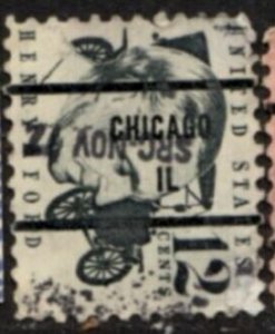 US Stamp #1286x81 - Henry Ford Prominent American Issue w/ Precancel