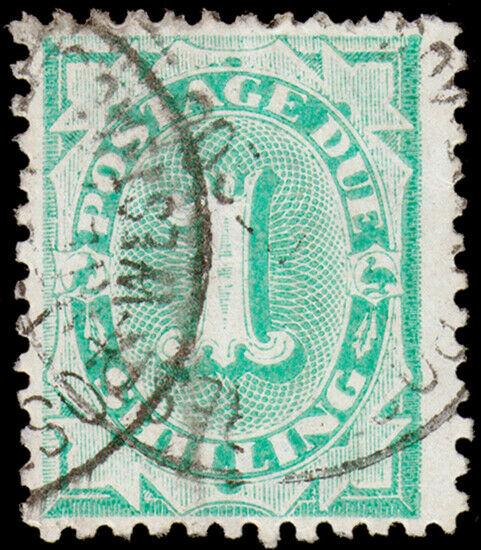 Australia Scott J18a, perf. 11 (1902-04) Used F, CV $45.00 M