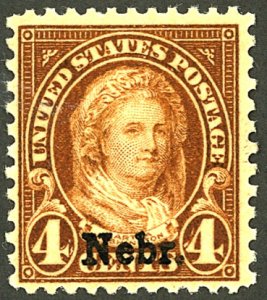 U.S. #673 MINT OG LH 