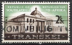 South Africa; 1963; Sc. # 287; Used Cpl. Set