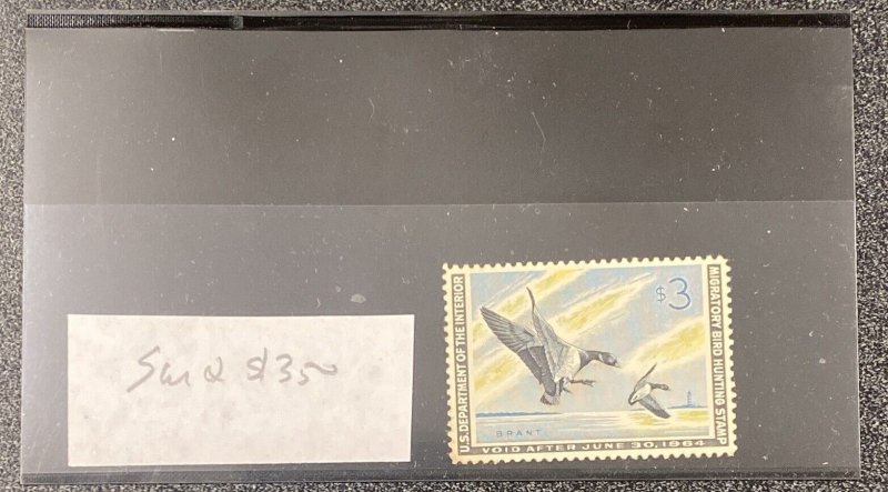 RW30 1963 $3 PSE Certified Superb 98, Mint OGnh Multicolored