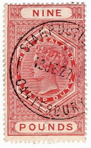 (I.B) New Zealand Revenue : Stamp Duty £9 