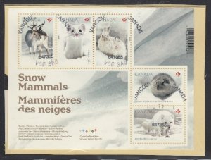 Canada 3275 Snow Mammals used