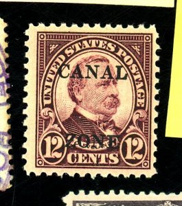 CANAL ZONE #88 MINT FVF OG HR Cat $20