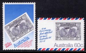 Australia 776-777 Stamp on Stamp MNH VF