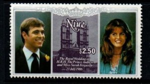 NIUE SG625 1986  ROYAL WEDDING   MNH