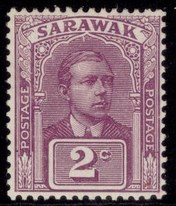 SARAWAK GV SG77, 2c bright purple, LH MINT.