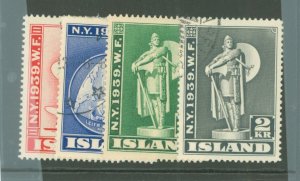 Iceland #213-216 Unused Single (Complete Set)