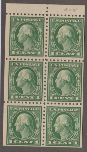 U.S. Scott #424d Washington Stamps - Mint Booklet