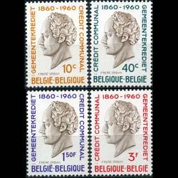 BELGIUM 1960 - Scott# 556-9 Credit Society Set of 4 NH