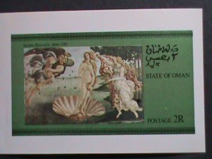 ​OMAN- THE NEWFOUNDLAND DOG IMPERF MNH S/S VERY FINE WE SHIP TO WORLD WIDE