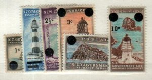 New Zealand Scott OY37-42 Mint NH [TG1566]