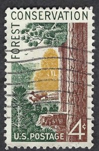 United States #1122 4¢ Forest Conservation (1958). Used.