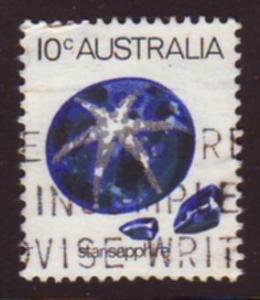 Australia 1974 Sc#562, SG#552a,10c Star Sapphire USED.