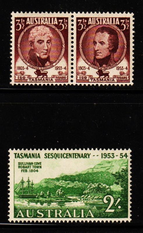 Australia - #263 - 265 Tasmania - MNH