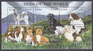 1999 Zambia 989-994KL Dogs 6,00 €