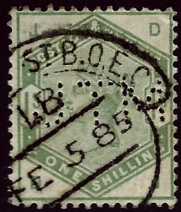 Great Britain #107 Used Perfin sm corner crease SCV$300...Worth a Close Look