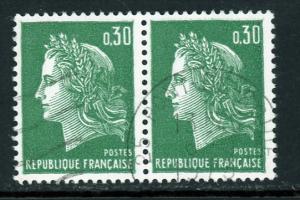 France 1231C Used Pair