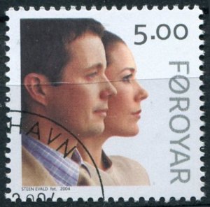 Faroe Islands Sc#444a Used, 5k multi, Royal Wedding (2004)