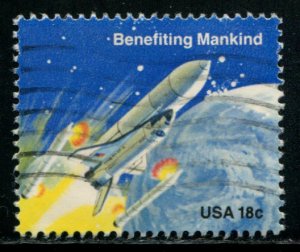 1913 18c Space Achievement, used